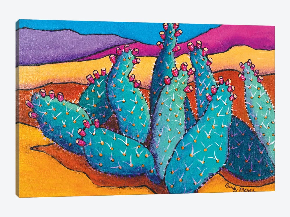 Cactus by Candy Mayer 1-piece Canvas Art Print