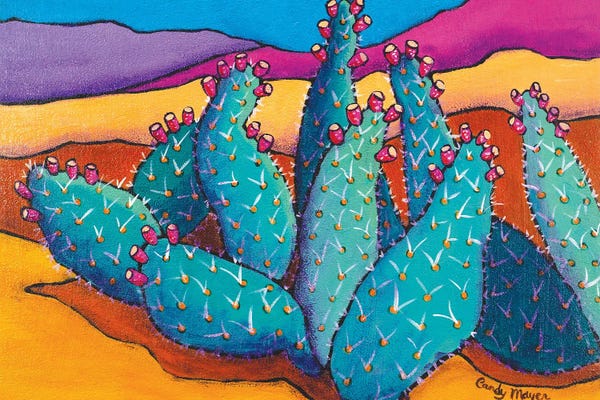 Succulents: Cactus by Candy Mayer