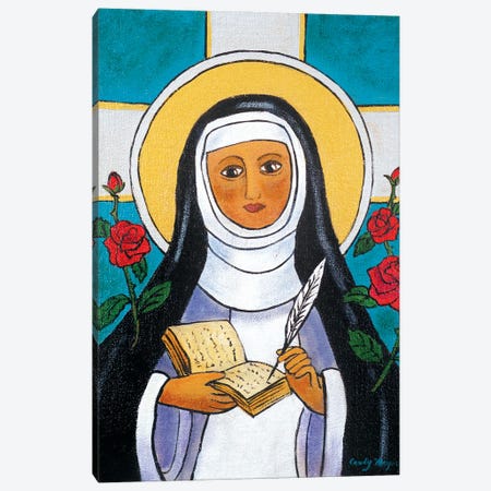 Saint Teresa Canvas Print #CMY55} by Candy Mayer Canvas Art Print