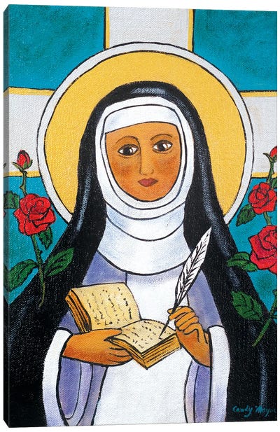Saint Teresa Canvas Art Print - Saint Art
