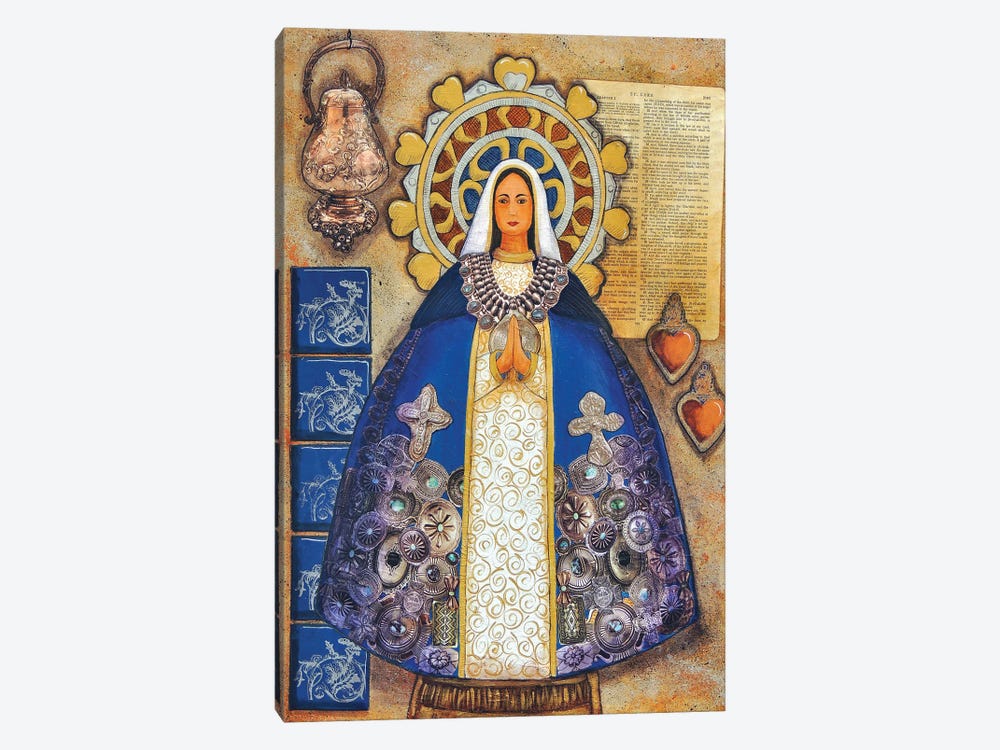 Silver Madonna by Candy Mayer 1-piece Canvas Wall Art