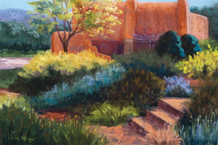 Springtime Adobe by Candy Mayer wall art