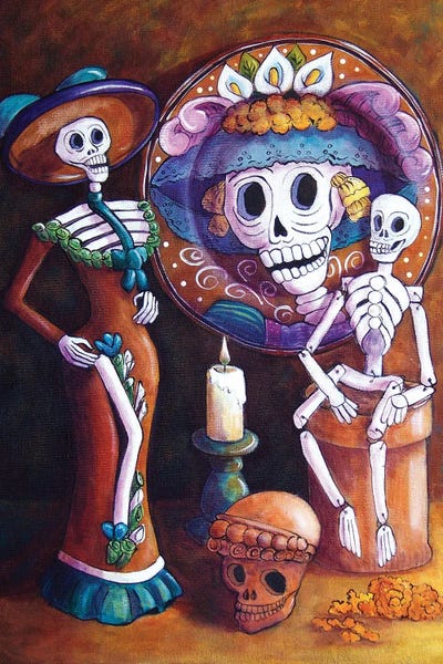 Latin Décor: Catrina Group by Candy Mayer