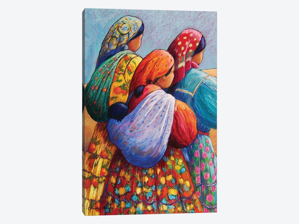 Tarahumara Women by Candy Mayer 1-piece Canvas Art