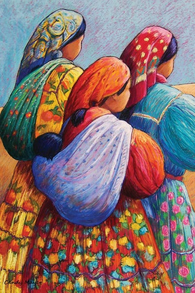 Latin Décor: Tarahumara Women by Candy Mayer