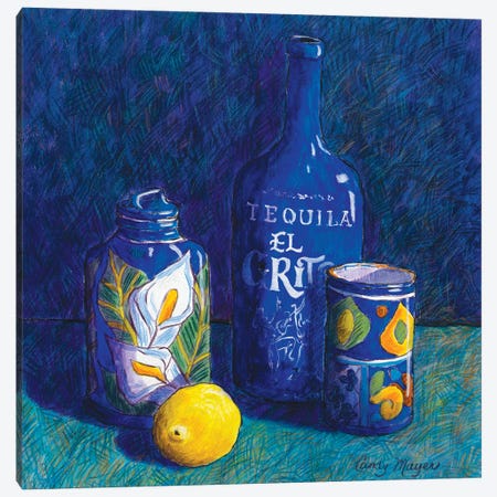 Tequila And Talavera Canvas Print #CMY64} by Candy Mayer Canvas Artwork