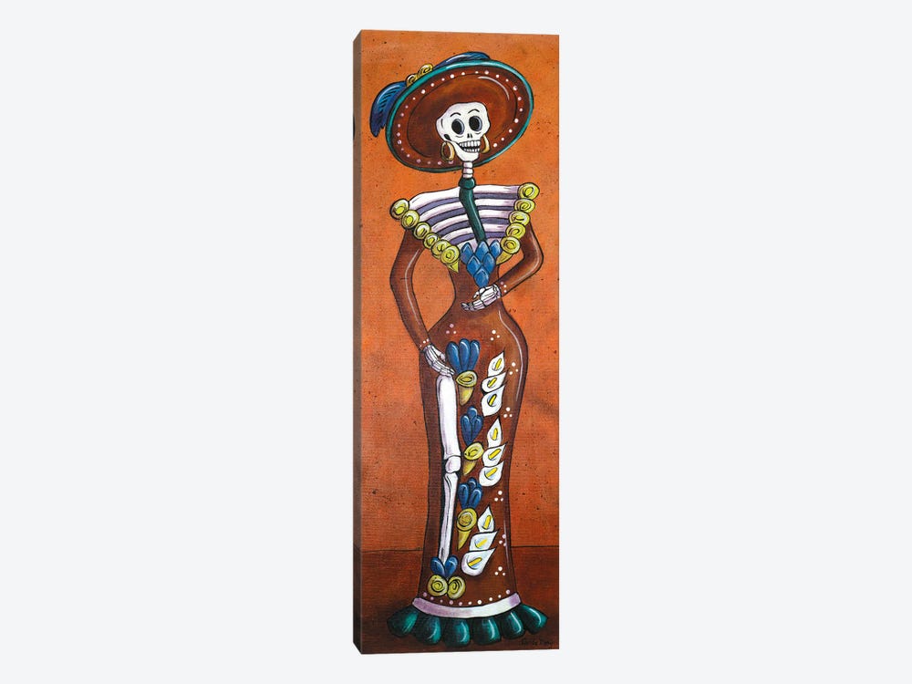Terracotta Catrina by Candy Mayer 1-piece Canvas Artwork