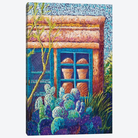 The Pottery Shop Canvas Print #CMY71} by Candy Mayer Canvas Artwork
