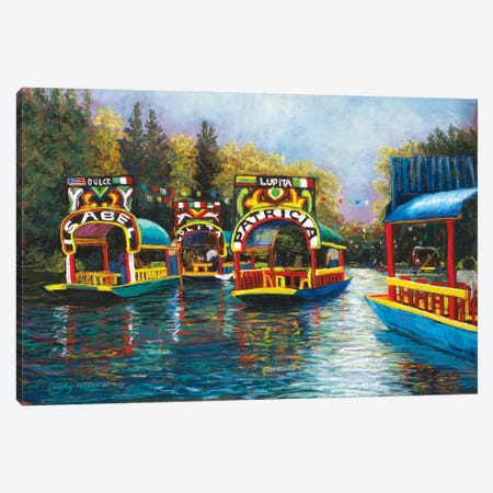 Xochimilco, Mexico Canvas Print #CMY76} by Candy Mayer Canvas Print