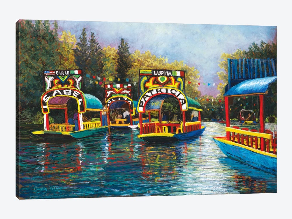 Xochimilco, Mexico by Candy Mayer 1-piece Canvas Art