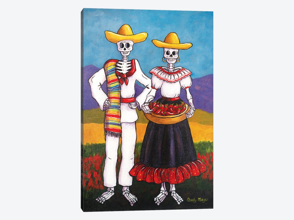 Chile Farmers by Candy Mayer 1-piece Canvas Art Print