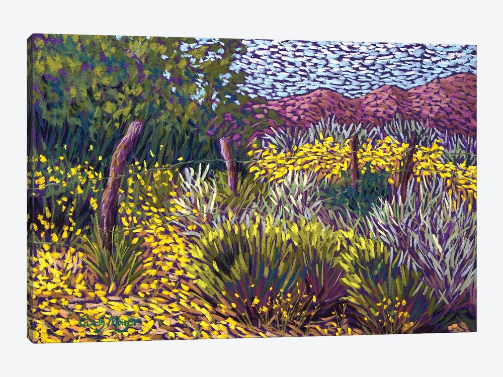 Yellow Fields by Candy Mayer 1-piece Canvas Print
