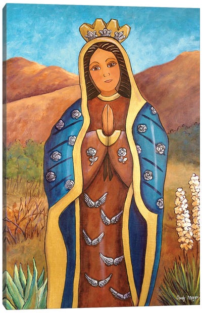 Guadalupe De Los Milagros Canvas Art Print - Candy Mayer