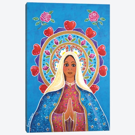 Guadalupe Mandala Canvas Print #CMY99} by Candy Mayer Canvas Art