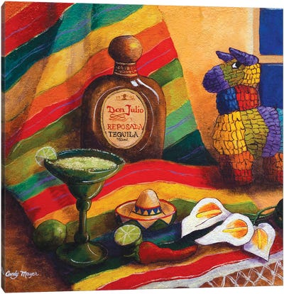 Cinco De Mayo Canvas Art Print - Tequila Art