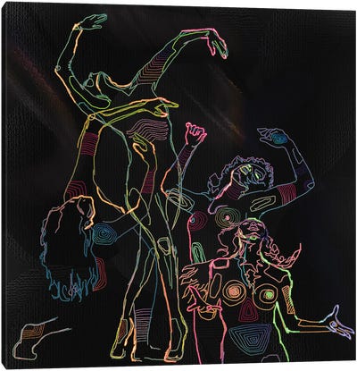 Dance With Me Canvas Art Print - Charlie Moon