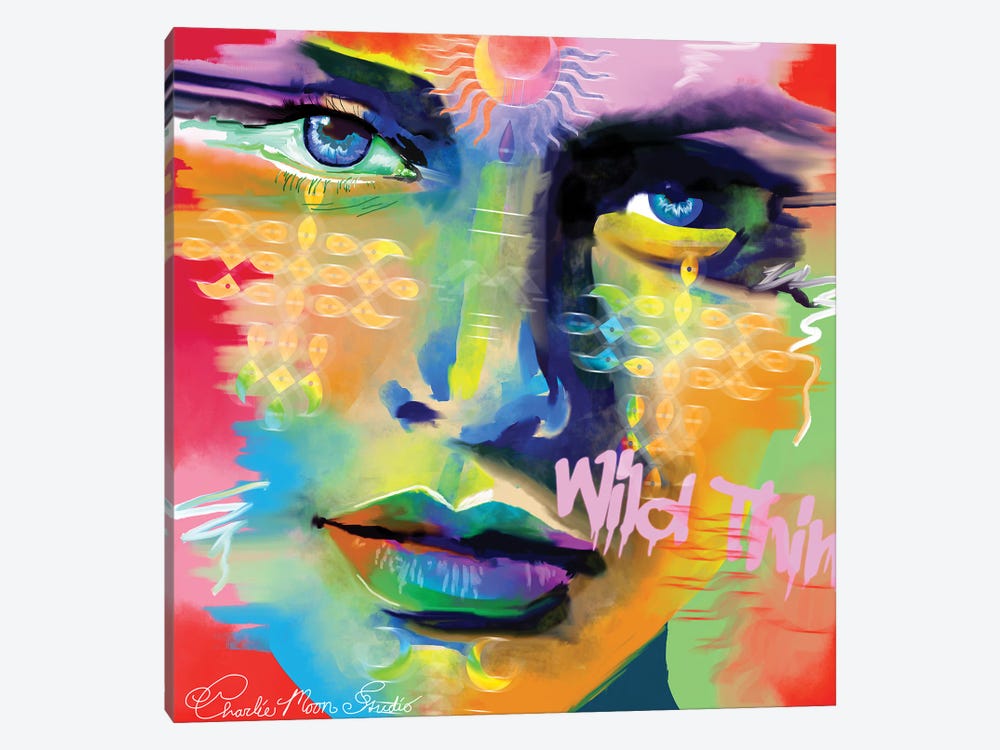 Wild Thing by Charlie Moon 1-piece Canvas Artwork
