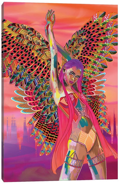 Phoenix Canvas Art Print - Charlie Moon