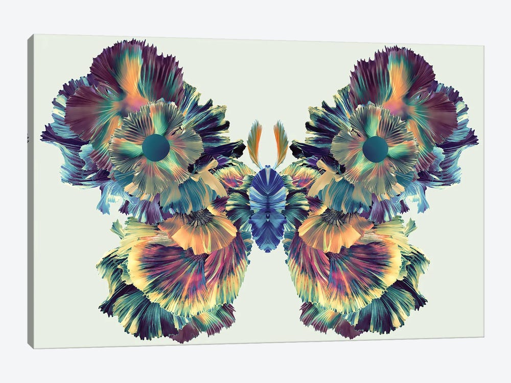 Moth Of Expression by Charlie Moon 1-piece Canvas Print