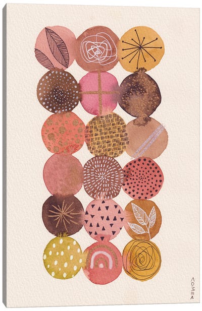 Le Chocolatier Canvas Art Print - Pantone 2024 Peach Fuzz