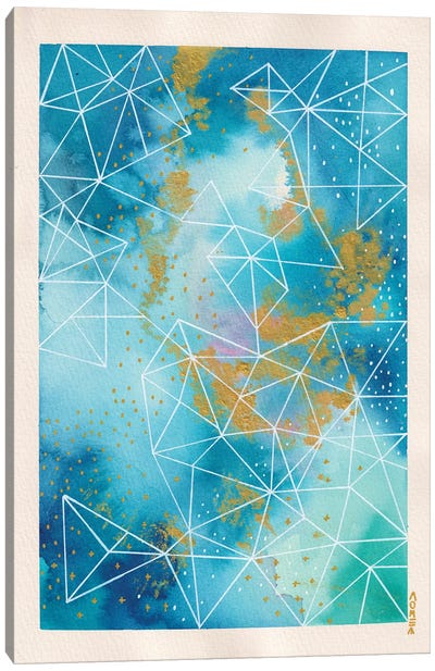 The Blue Giant Canvas Art Print - Constellation Art