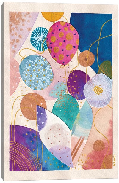Balloons For Nino Canvas Art Print - Abstracts for the Optimist