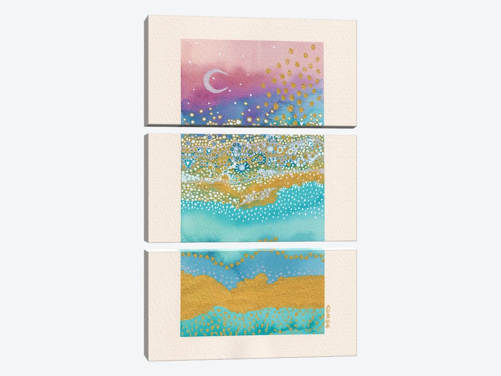 Wandering Star by Camille Contini 3-piece Canvas Artwork