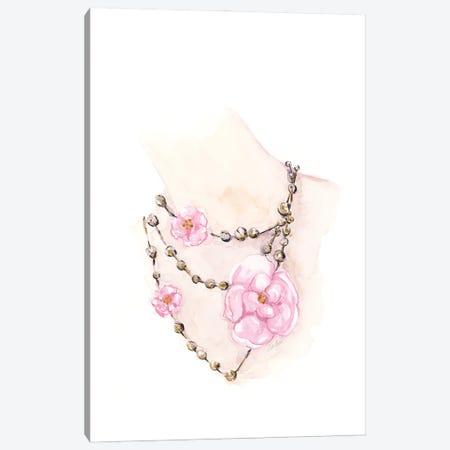 Bead Floral Necklace Canvas Print #CNG11} by Stella Chang Canvas Art