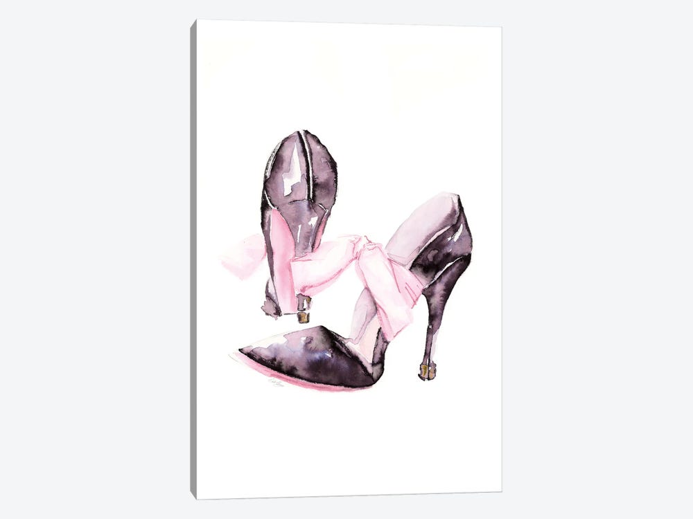 Bow Stilettoes by Stella Chang 1-piece Canvas Artwork