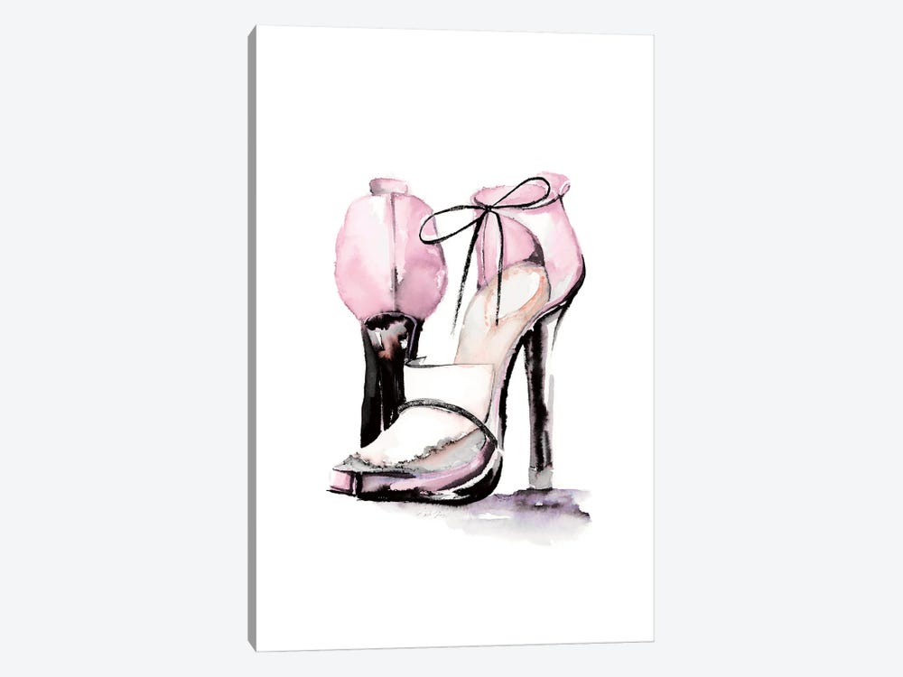 Loafer Heel by Stella Chang 1-piece Canvas Art Print