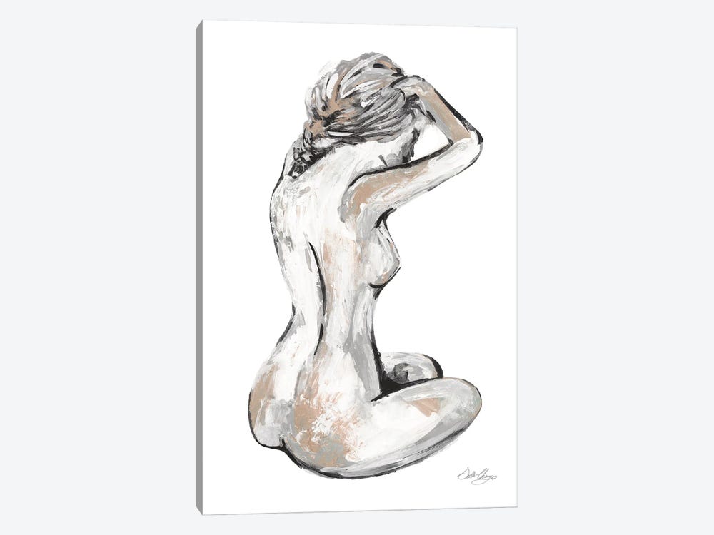 Solitary Nude by Stella Chang 1-piece Canvas Art Print
