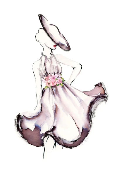 Strike A Pose II by Stella Chang framed wall art