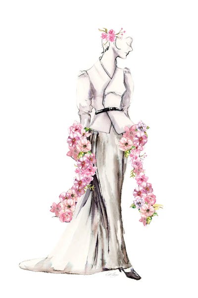 Strike A Pose III by Stella Chang canvas print