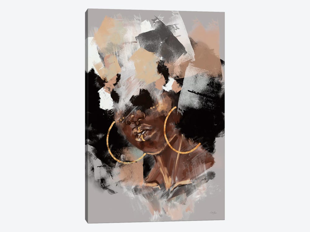 Afro Pop by Stella Chang 1-piece Canvas Wall Art