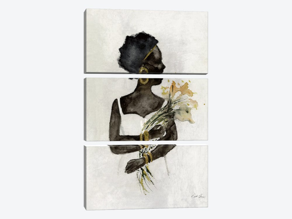 Soul Queen I by Stella Chang 3-piece Canvas Wall Art