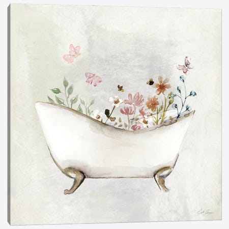 Botanical Bath I Canvas Print #CNG6} by Stella Chang Canvas Art Print