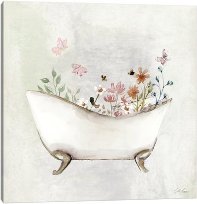 Botanical Bath I Canvas Art Print