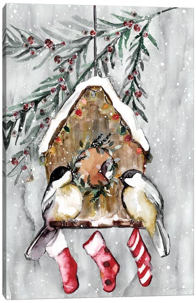 Winter Birds Canvas Art Print