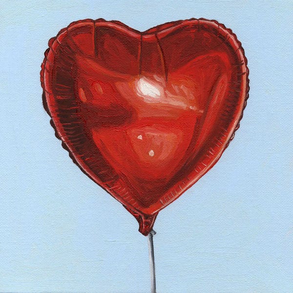 Pop Art Kitchen: Red Balloon by Cansu Rossi