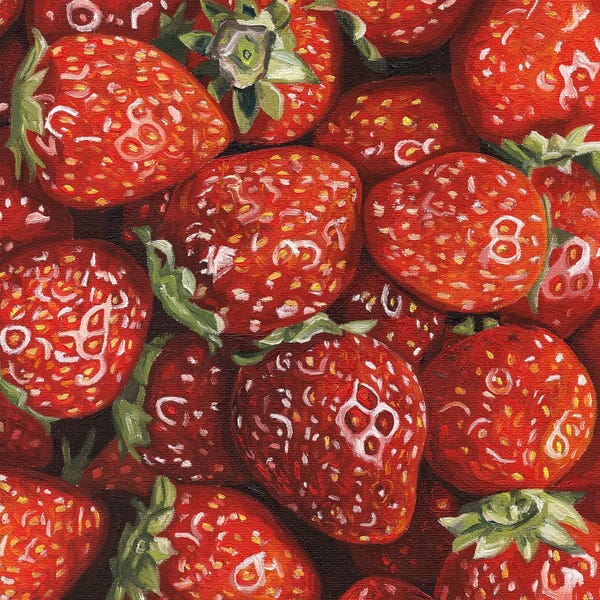 Foodie: Strawberries by Cansu Rossi