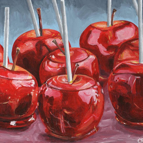 Foodie: Candy Apples by Cansu Rossi