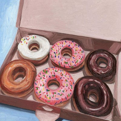 Donut Box by Cansu Rossi canvas print