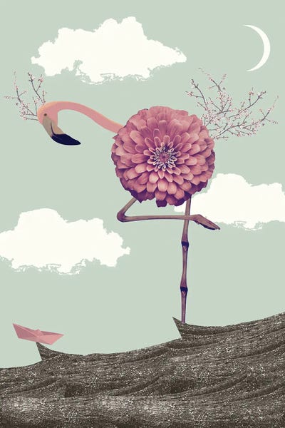 Flamingos: Giant Flamingo by Caroline Keslassy