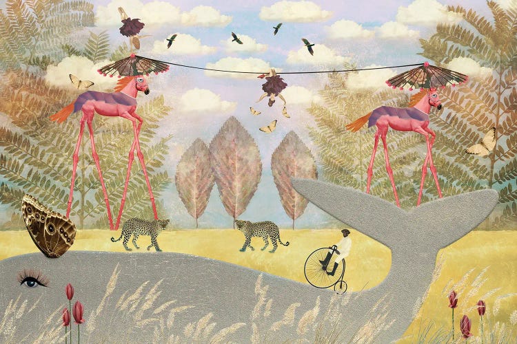 A Day At The Circus by Caroline Keslassy wall art