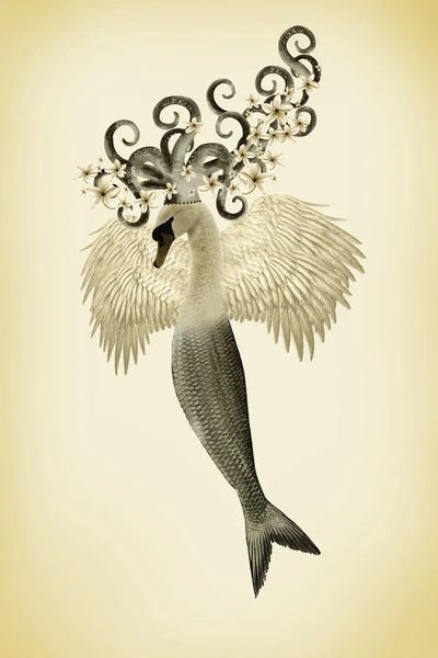 Mermaids: Swan-Maid Vintage by Caroline Keslassy