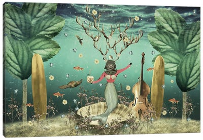 The Birth Of Winona Canvas Art Print - Underwater Art