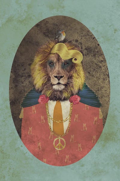 Lions: Dandy Jack Light- Background by Caroline Keslassy