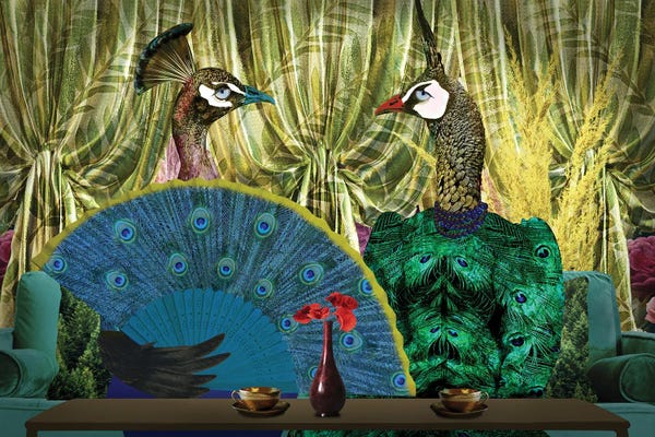 Peacocks: Date Night by Caroline Keslassy