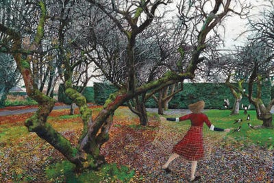 Gathering In by Catherine Patrickson metal wall art