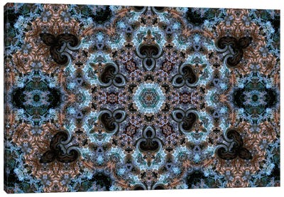 Cannabis Kaleidoscope XXVI Canvas Art Print - Naum Dorkhman